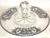 Roden Bros. Silver Deposit on Paden City Center Handle Server