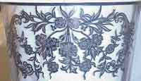 Roden Bros. Silver Overlay Decoration
