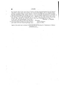 Weeks Inkstand Patent 1050884-3