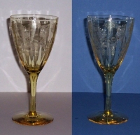 Morgantown # 7644 1/2 Vernon Goblet