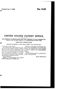 Aljac Art Metal Products Base Design Patent D 78169-2