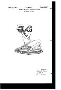 La Belle Specialty Lamp Base Design Patent D 83977-1