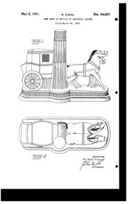 La Belle Specialty Lamp Base Design Patent D 84087-1