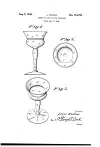 Louie Goblet Design Patent D154729-1