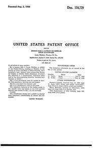 Louie Goblet Design Patent D154729-2