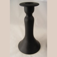 Tiffin #  151 Black Satin Candlestick