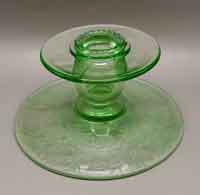 Tiffin # 101 Candlestick w/Sylvan etch