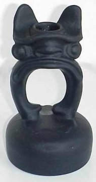 Tiffin #   72 Frog Candlestick