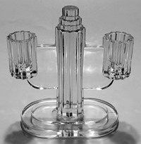 Heisey #1469 Ridgeleigh 2 Light Candleholder