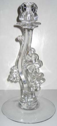 Heisey #1445 Grape Candlestick