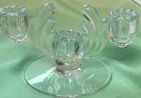 Heisey #1503 Crystolite 2- or 3-Light Candelabra