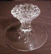 Heisey # 120 Overlapping Swirl Candleholder