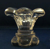 Heisey #1503  Banded Crystolite Candleholder