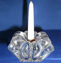 Heisey #1503 Crystolite Candleholder
