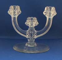 Heisey #1506 Provincial Triple Candleholder