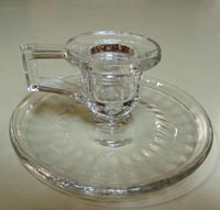 Heisey # 600 Square Handled Candleholder