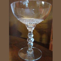 Duncan & Miller # 301 Teardrop Tall Sherbet