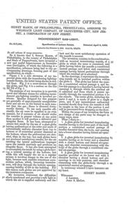 Welsbach Light Incandescent Gas Globe Patent 817081-2