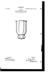 Welsbach Light Incandescent Gas Globe Design Patent D 37925-1